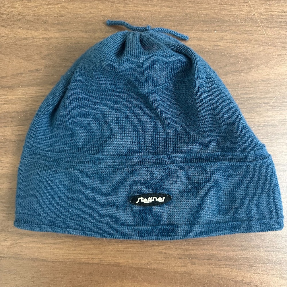 Steffner Beanie Hat Blue Knit Cold Weather Outdoor Winter Ski Unisex Adult OS